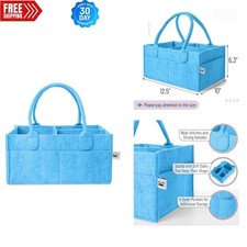 Portable 6-Compartment Baby Diaper Organizer for Effortless Care on the Go