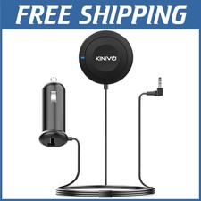 Bluetooth Car Kit for Hands-Free Calls, AUX Input