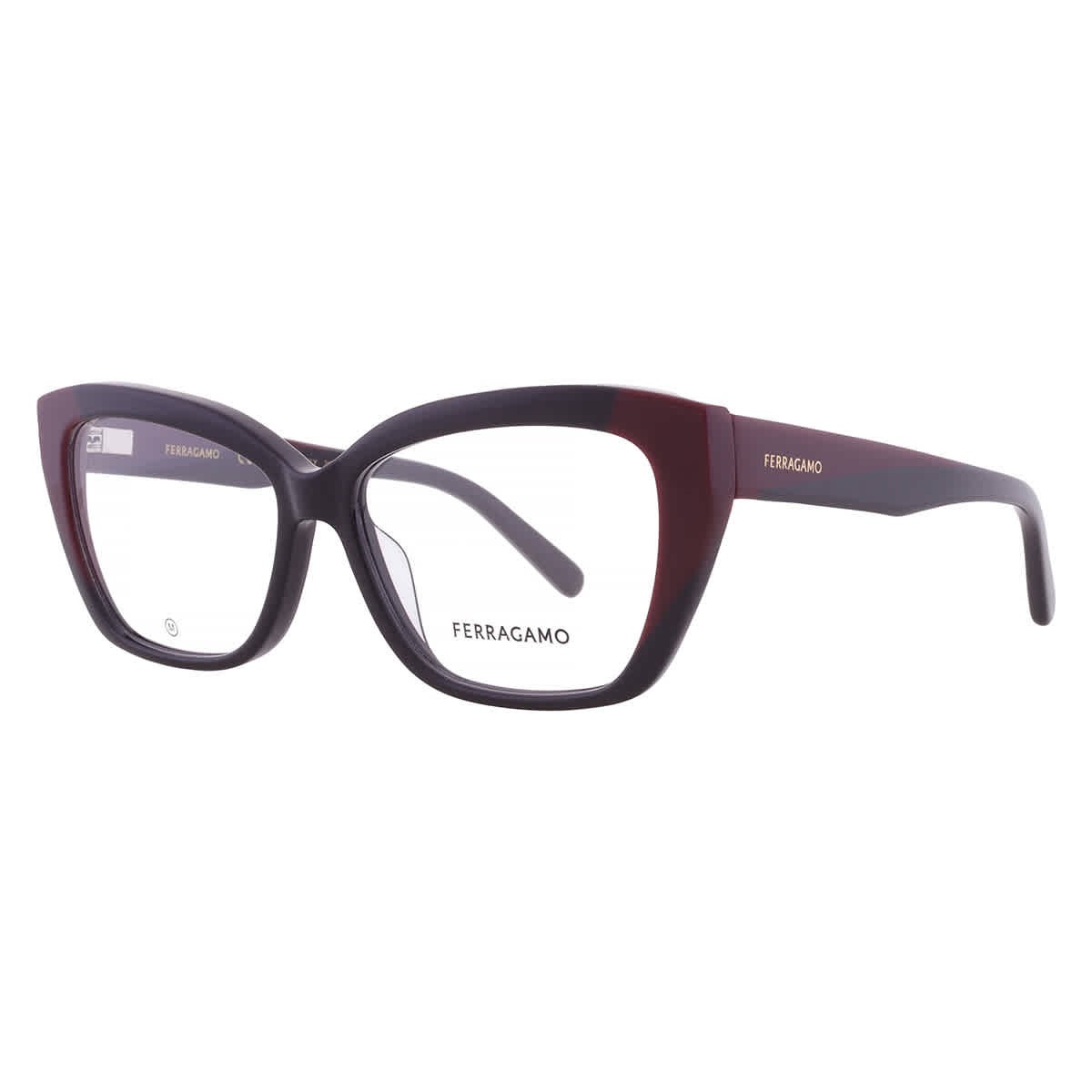 Ferragamo Demo Cat Eye Ladies Eyeglasses SF2938N 051 53 SF2938N 051 53