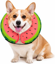 Soft Inflatable Dog Cone, Donut E-Collar Alternative for after Surgery, Prevents