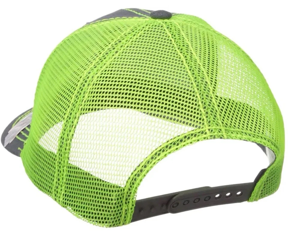 Ariat Mens Green/Grey Off-Set Adjustable Trucker Hat!! - Image 3 of 4