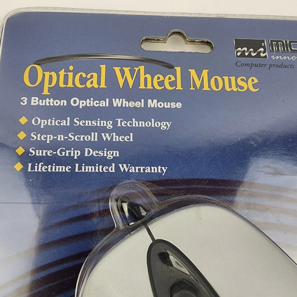 Micro Innovations 3 Button Optical Scroll Mouse Model PD425P PS2 Compatible 2004 - Image 2 of 4