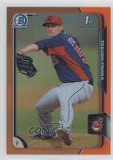 2015 Bowman Chrome Prospects Orange Refractor 13/25 Trevor Frank #BCP129 0f6