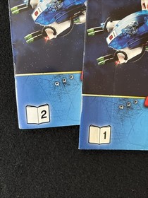 LEGO 5974 Space Police Galactic Enforcer Instruction Manuel's Books 1 & 2 Only