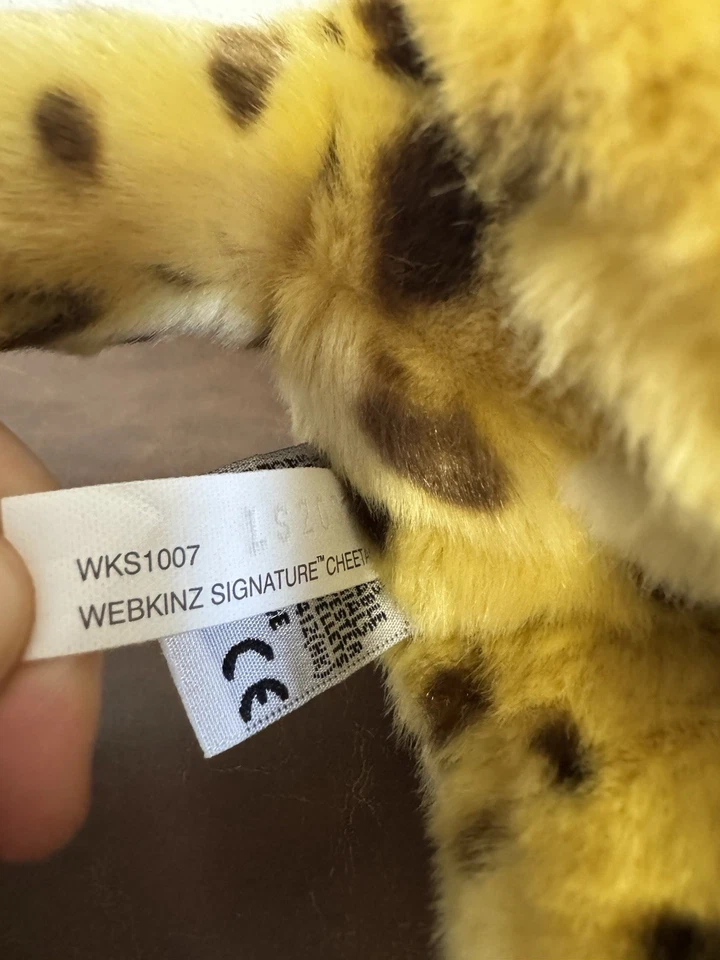 Ganz Webkinz Signature NO CODE Cheetah Stuffed Plush - Image 3 of 4