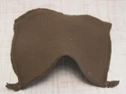 1960s VTG MARX JANE & JOHNNY WEST COWBOY BROWN SADDLE BLANKET w/Rare Tabs