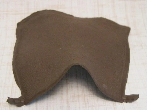 1960s VTG MARX JANE & JOHNNY WEST COWBOY BROWN SADDLE BLANKET w/Rare Tabs