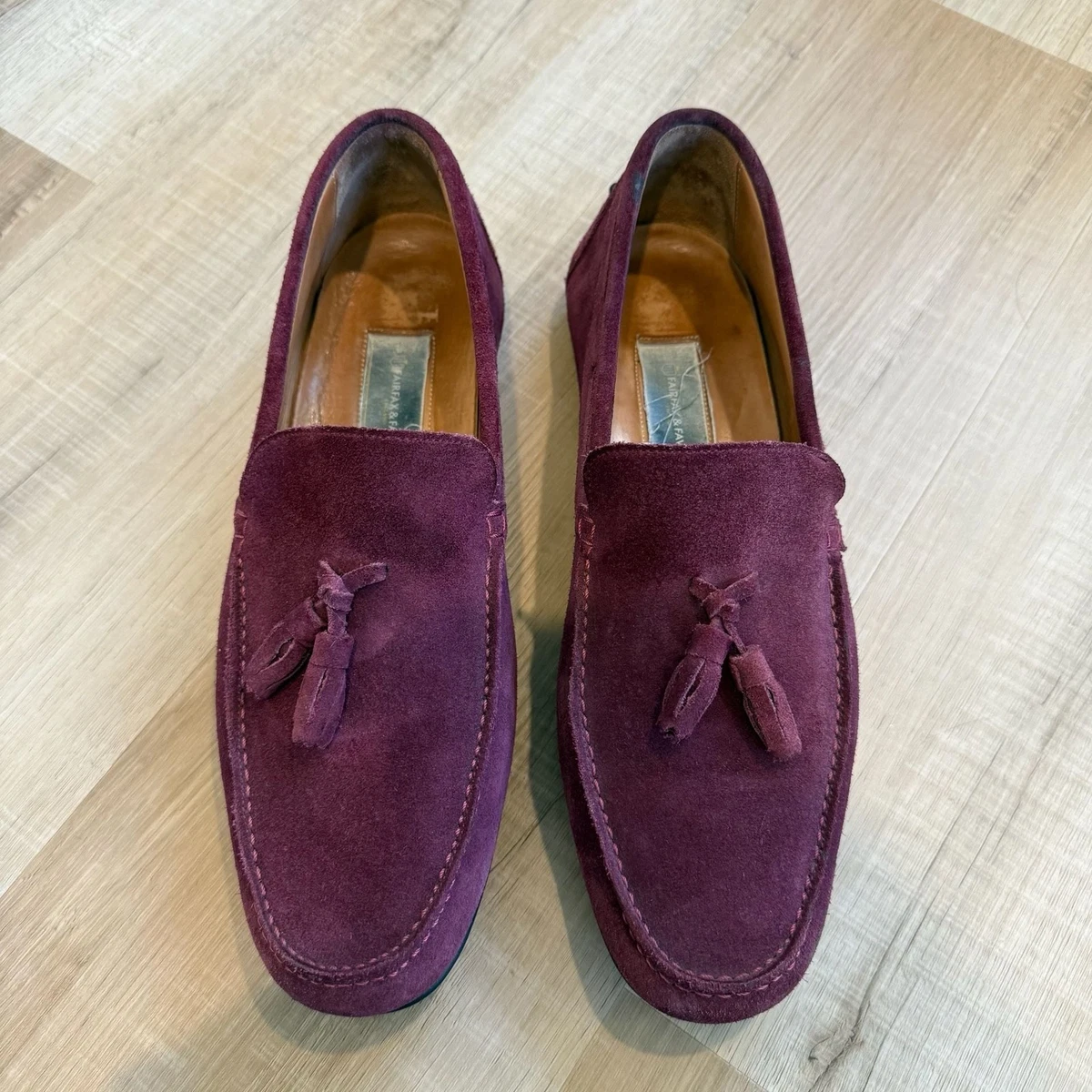 Suede Purple Dress Shoes for Men for sale | eBay display picture 2