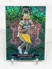 2024 MarSHAWN LLOYD #'d /8 Panini Mosaic Green Sparkle Prizm Rookie Card RC SP
