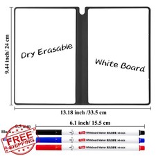 SAYEEC Whiteboard Notebook Navy Blue Dry Erase Easel Pad