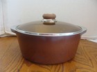 VTG Club Aluminum 4 quart Dutch Oven Stock Pot with lid - Brown - LNC — photo 3