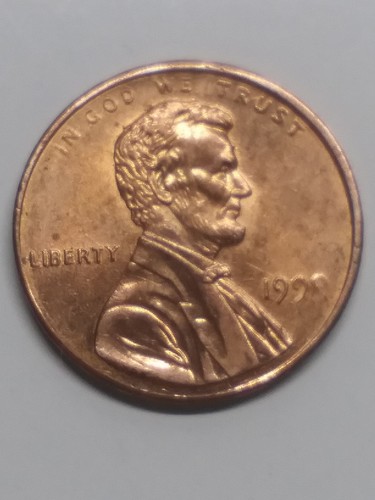 1999Lincoln Cent Ttilted Collar Struck Thru Grease OBV. Doubling ONE CENT... - Picture 14 of 14