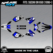 Kit Gráficos para Suzuki DR650 (Todos los Años) DR 650 Turbo - Azul
