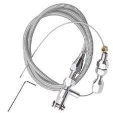 ls throttle cable kit, 36" Braided Throttle Cable Kit Compatible with 36 inch