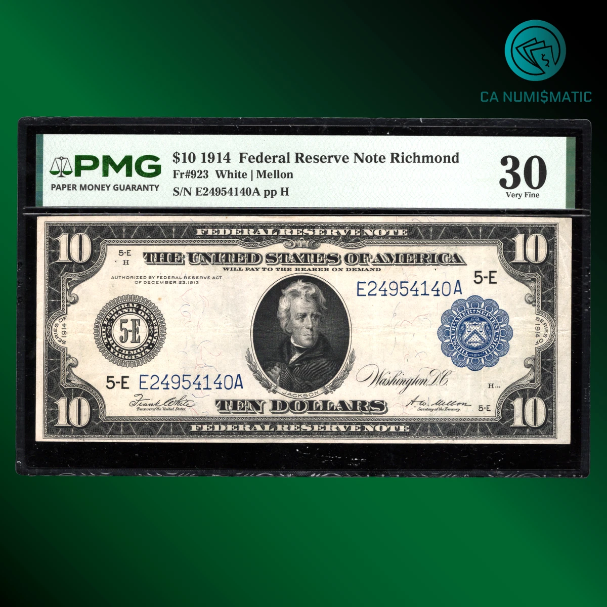 1914 $10 US Federal Reserve Large Notes for sale | eBay