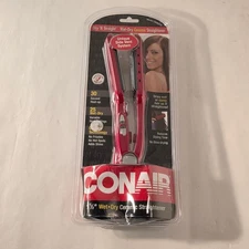 New Conair 1 1/2" Wet~ Dry Ceramic Hair Straightener # CS26JCS Sealed Package