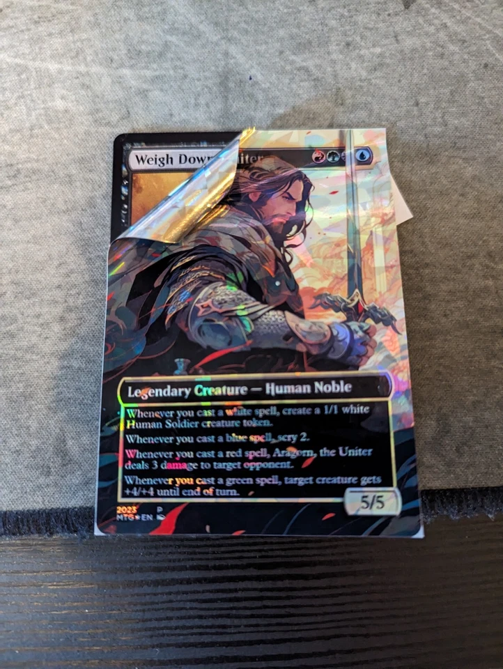 Wolverine, Best There Is Foil Custom sticker on bulk MTG Commander Marvel - Image 2 of 2