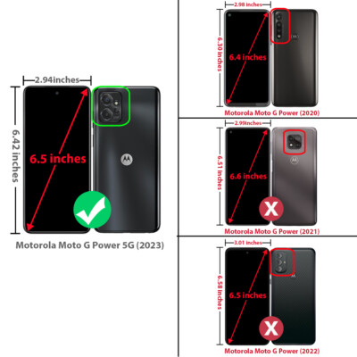Motorola Ultra 50 Custodia Ibrida Vetro Temperato Per Motorola Moto G Power 5G 2023 - Cover Amichevole Con Montaggio Magnetico Quad Lock USB - Foto 8
