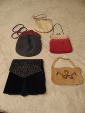 Vintage Beaded Purse Collection 5 One Purse By Jeromes  One Bag By Debbie