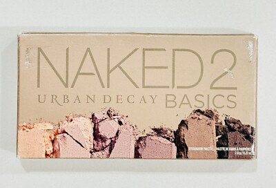 Brand New Sealed Urban Decay Basics NAKED 2 Eyeshadow 6 Shades Palette