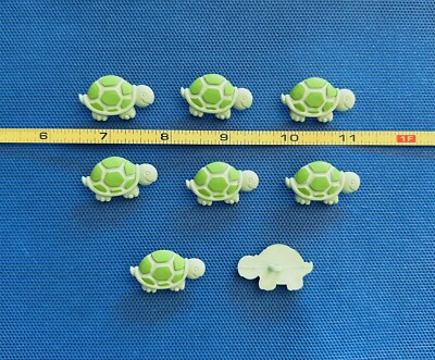 Dress It Up/Jesse James Green Turtle Shanks Lot Of 8 Crafts