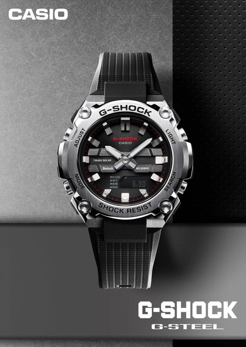 Casio G-Shock GST-B600D-1AJF G-STEEL Bluetooth Tough Solar