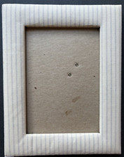 Vintage Laura Ashley Blue Stripe Picture Frame for 5 x 7 Picture