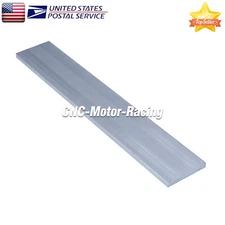 2pcs DIY Aluminum Raw Material Flat Plate Long 300mm/11.81inch Thick 6mm W 50mm