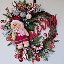 Gingerbread Christmas wreath