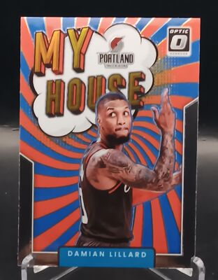 2021-22 Donruss Optic My House #15 Damian Lillard - Portland Trail Blazers