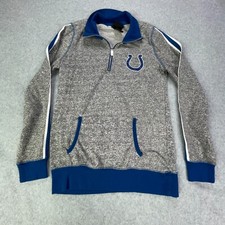 NFL Juniors Collection Sweatshirt Indianapolis Colts 1/4 Zip YOUTH Medium