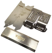 NHX RC Stainless Steel Chassis Protector / Armor Set : TRAXXAS 1/10 MAXX