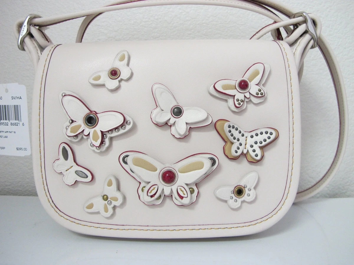 Coach Butterfly Leather Exterior Small Bags & Handbags for Women