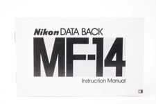 Nikon Data Back MF-14 User Manual English 