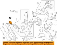 GM OEM Turbocharger Turbo-Exhaust Pipe Clamp 97354769