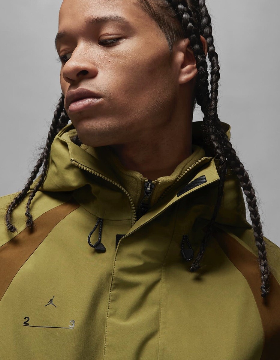 $400 Men's NIKE AIR JORDAN X Gore-Tex 23 Jacket Olive Green $400 Men's NIKE AIR JORDAN X Gore-Tex 23 Jacket Olive Green