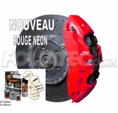 Foliatec kit peinture étrier de frein rouge néon pour BMW X6 E71
