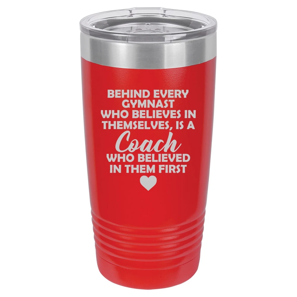 20oz 30oz Vacuum Insulated Travel Mug for Gymnastics Coaches