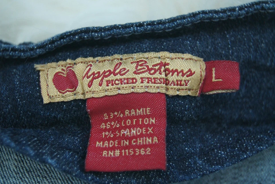 Apple Bottom Girls L Blue Jean Overalls Dress - Image 2 of 4