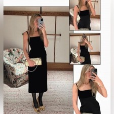 NWT Tory Burch crepe slip midi dress $898 2