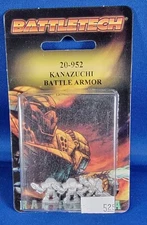 NIB Ral Partha #20-952 BattleTech Kanazuchi Battle Armor Iron Wind Metals