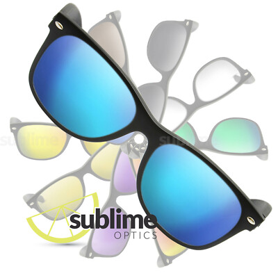 POLARIZED Metallic Blue Replacement Lenses For Ray Ban