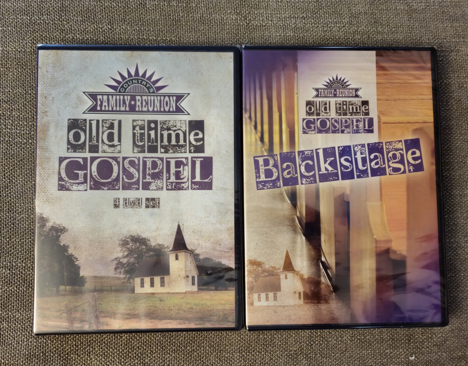 Country's Family Reunion DVD Lot Old Time Gospel Backstage Set