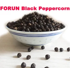 FORUN TOP Grade Whole Black Peppercorn 1KG  NET
