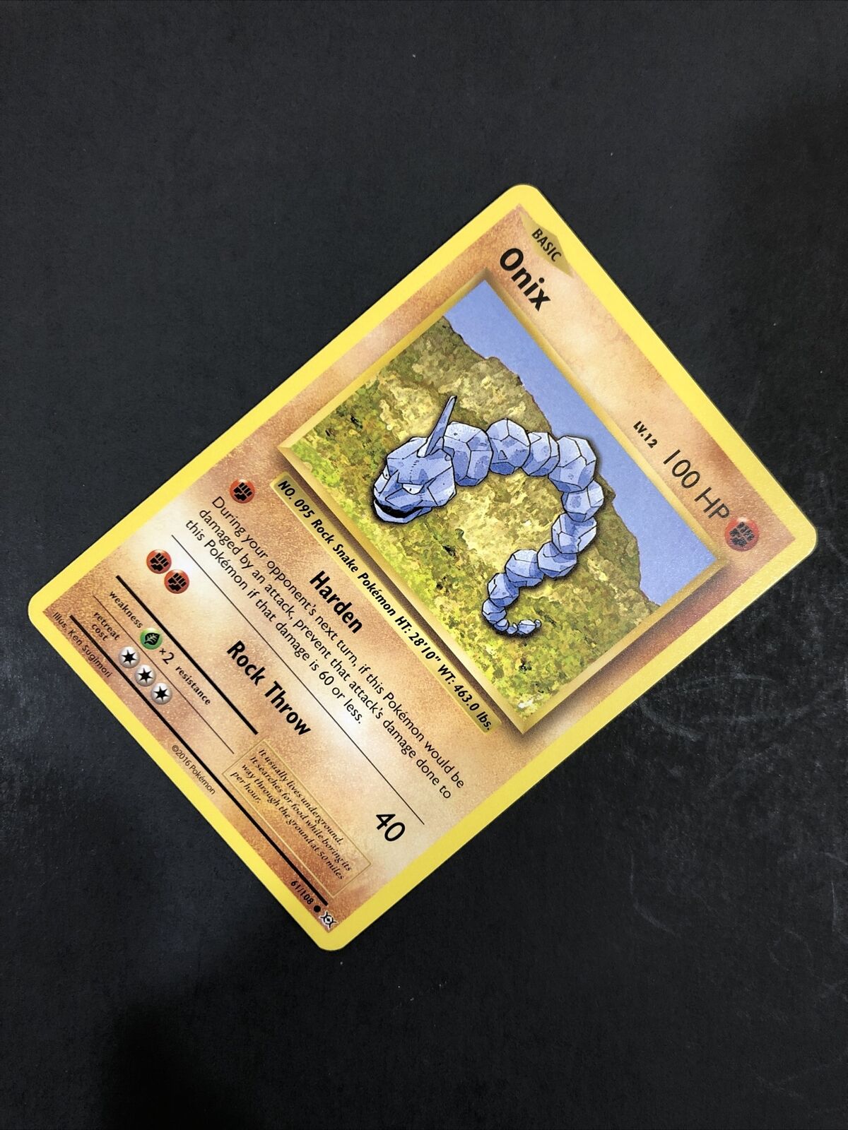 Onix - 3/18 - Southern Islands - Non-Holo - WOTC Vintage Pokemon Card -  NM/LP for Sale in San Diego, CA - OfferUp