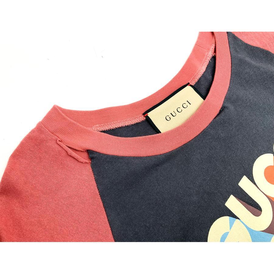 GUCCI Authentic MOUNT OLYMPUS Damaged T-shirt Short Sleeve