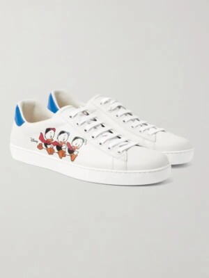 Disney✖Gucci Gucci Ace x Disney Donald Duck Men's - 649399 1XG60 9114 - US