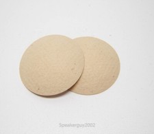 Pair of 1 1/4" Dome Paper Speaker Dust Caps -- Speaker Parts