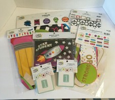 Lot of 7 New Pkgs. Assorted Bulletin Board CutoutsTeacher Classroom Homeschool