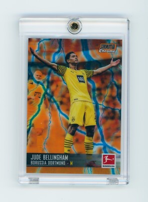 ベリンガム　topps stadium club 2021-22 Jude Bellingham Topps Stadium Club Chrome Orange/Blue